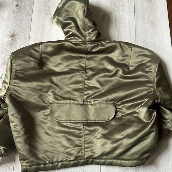 Fear Of God bomber jacket size M‎ sage/orange NWOT - Picture 9 of 11